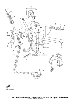 Steering Handle Cable Schematic