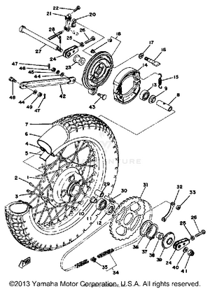 Rear Wheel Schematic