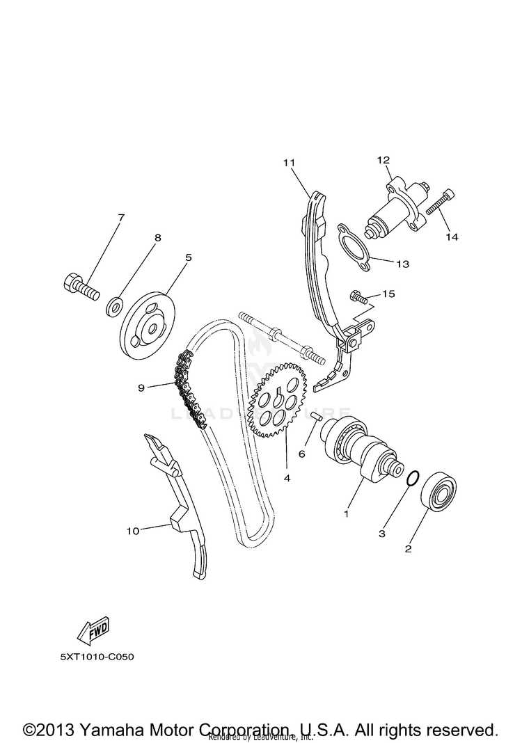 Camshaft Chain Schematic
