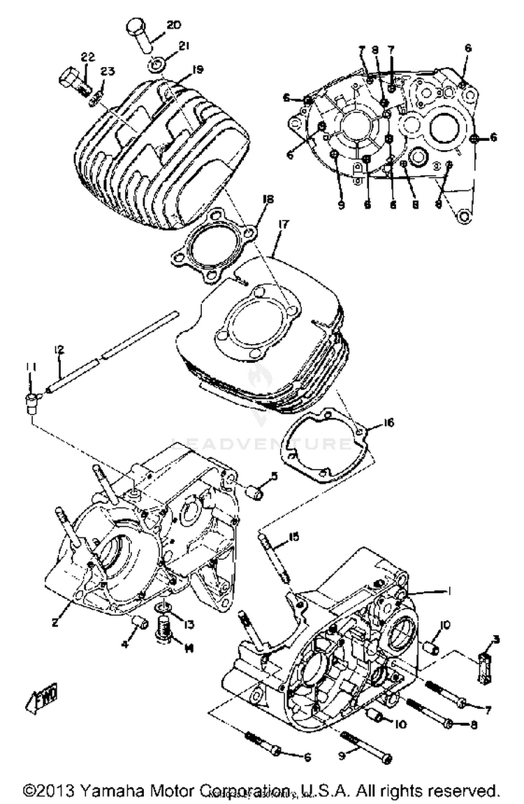 Crankcase Schematic