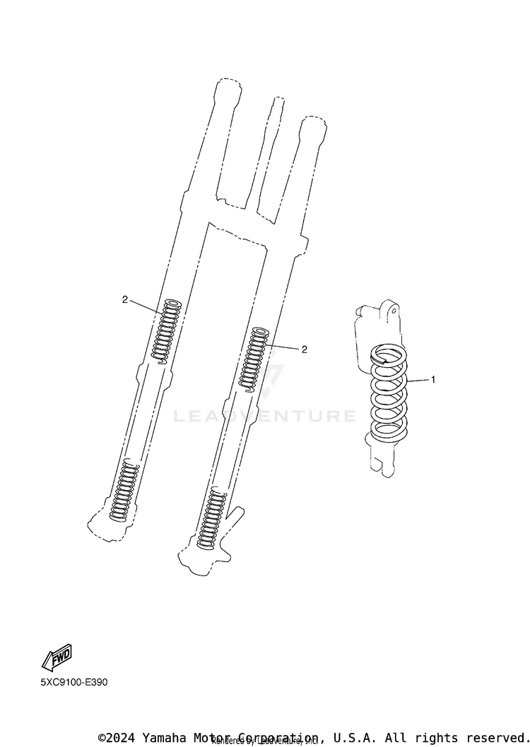 Alternate For Chassis YZ250FB - YZ250FBL - 2012 Schematic