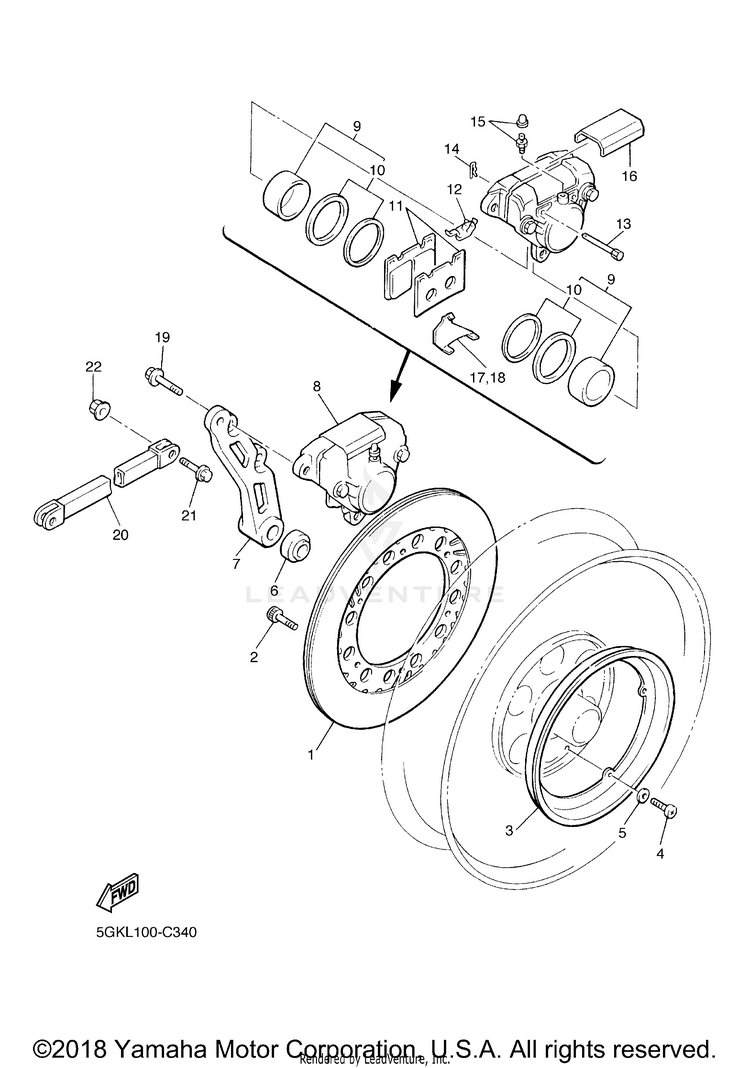 Rear Brake Schematic