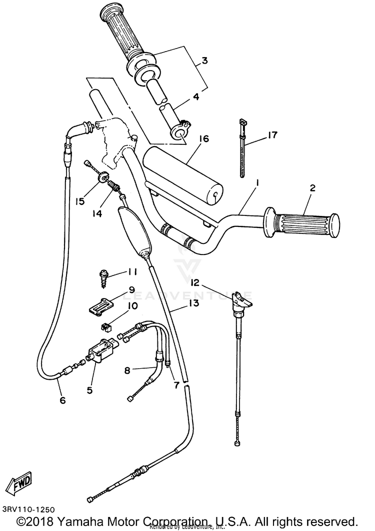 Steering Handle Cable Schematic