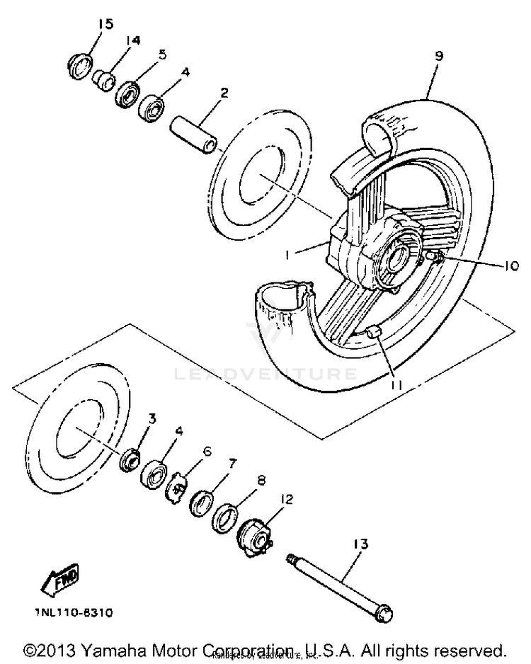Front Wheel Schematic