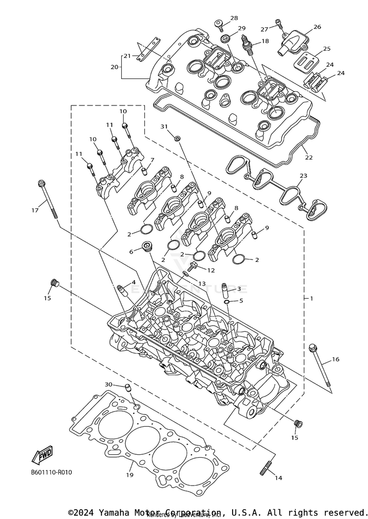 Cylinder Head Schematic