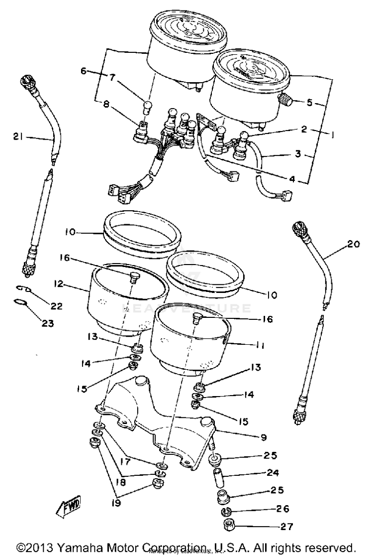 Speedometer - Tachometer Schematic