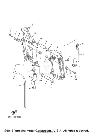 Radiator Hose Schematic