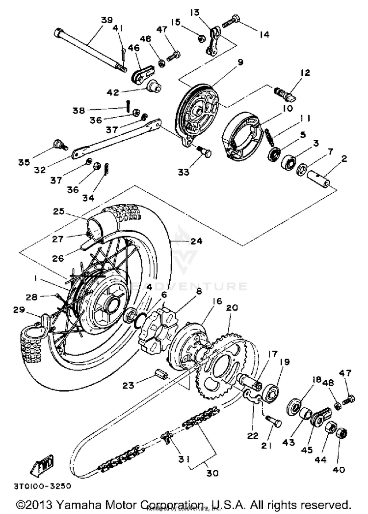Rear Wheel Schematic