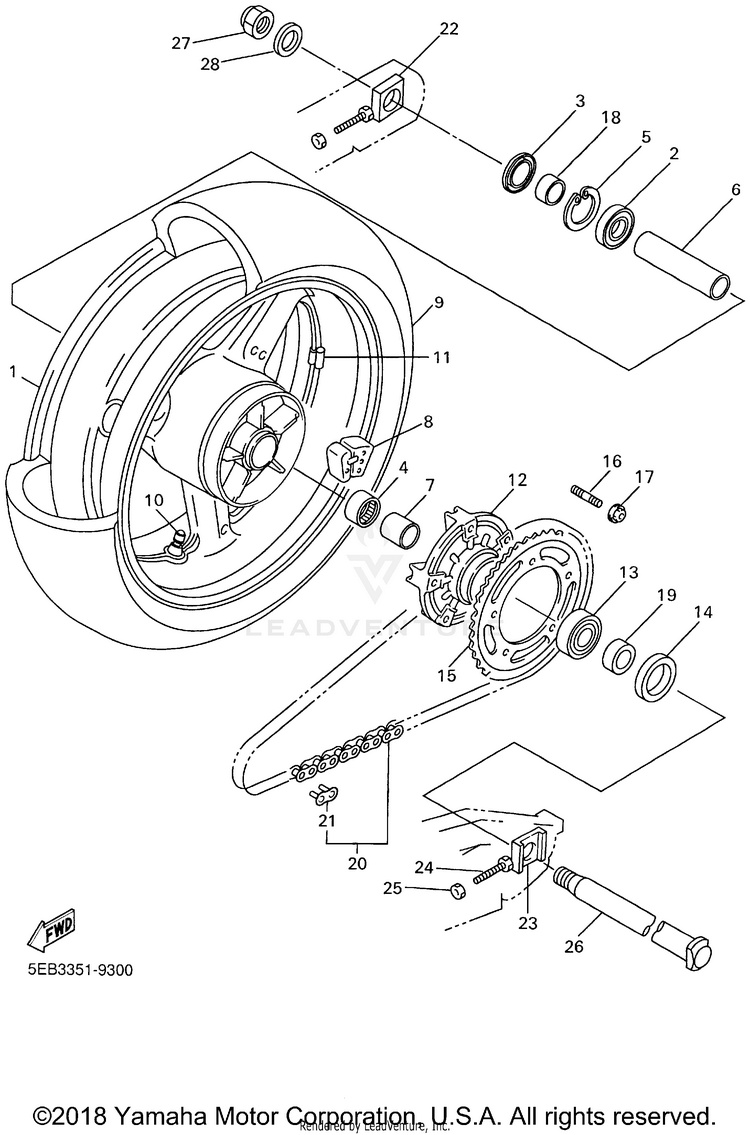 Rear Wheel Schematic