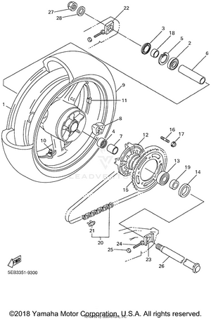 Rear Wheel Schematic
