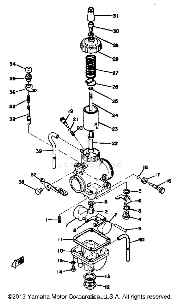 Carburetor Yz125c Schematic
