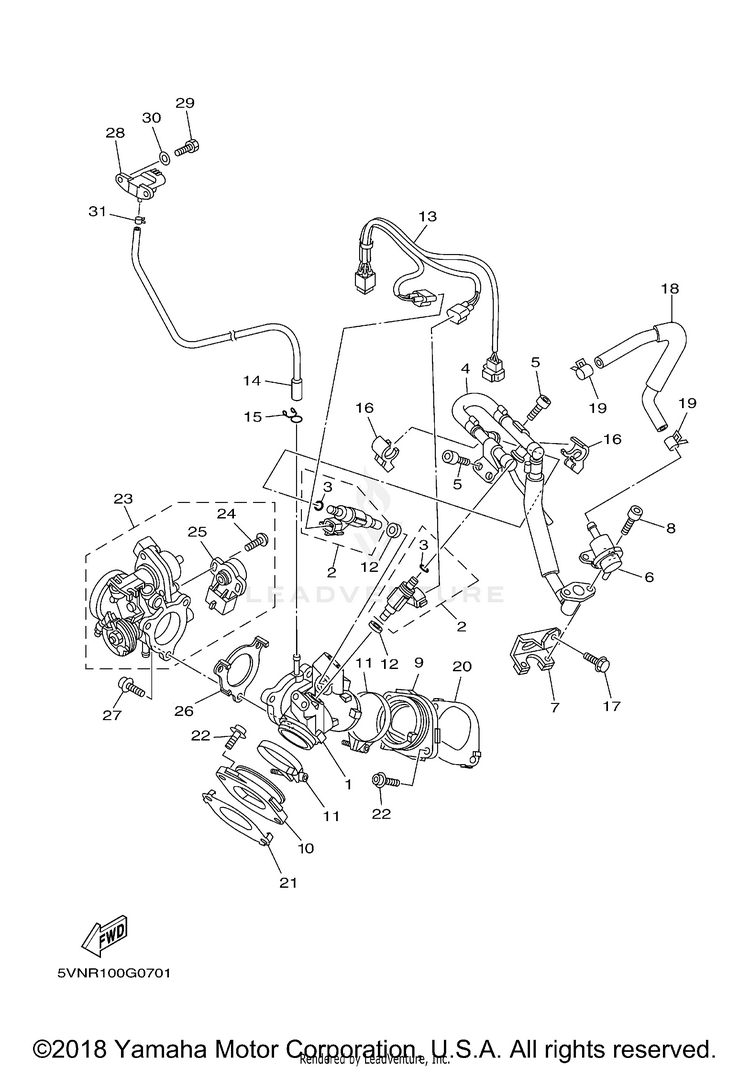 Intake ROAD STAR - XV17AWXCL - 2008 Schematic