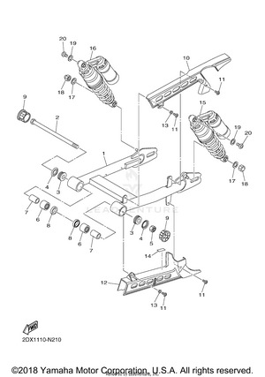 Rear Arm Suspension Schematic
