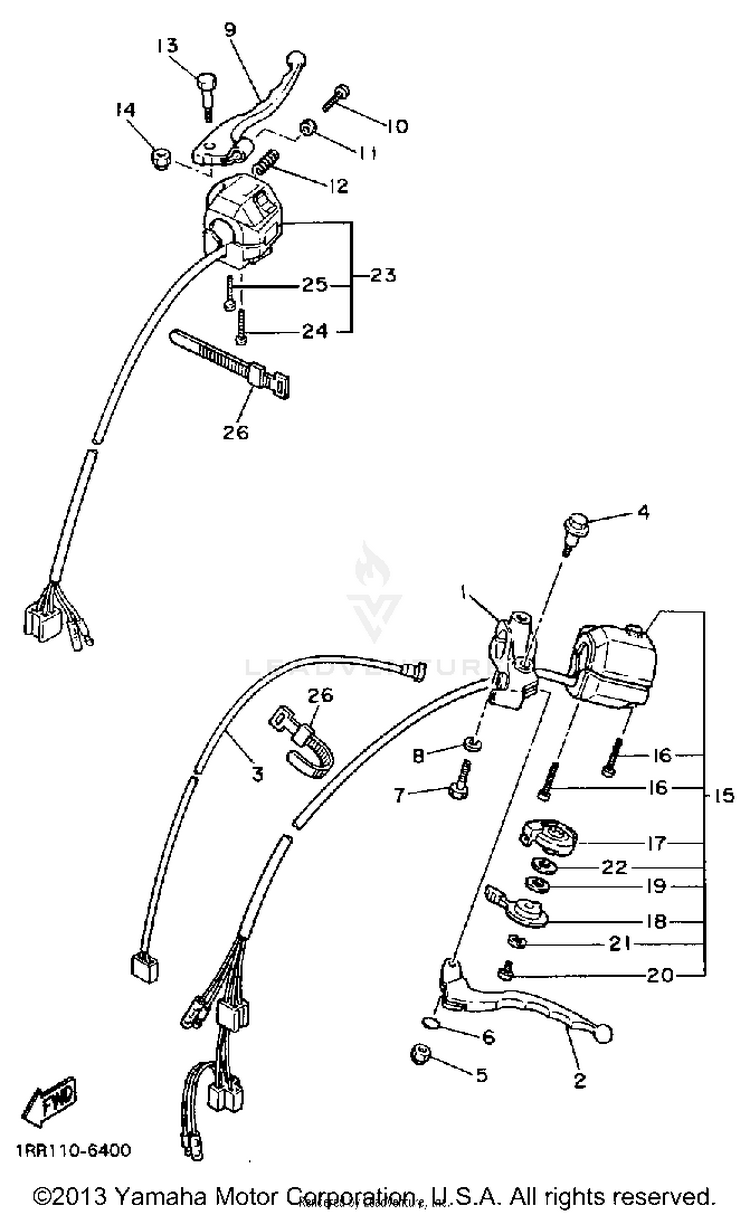 Handle Switch Lever Schematic