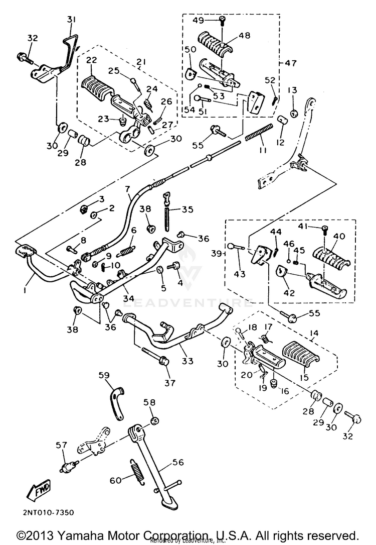 Stand Footrest Schematic