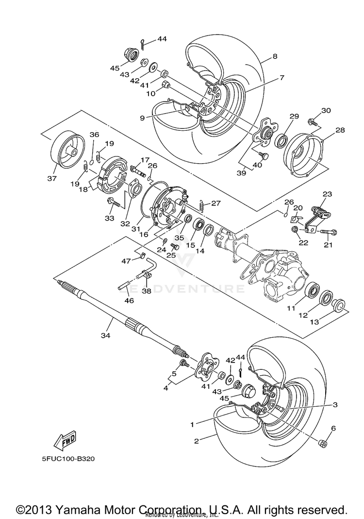 Rear Wheel Schematic