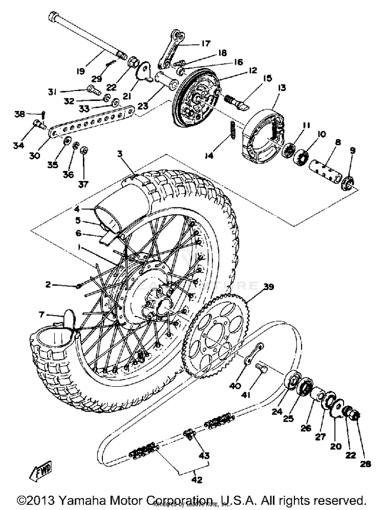 Rear Wheel Schematic