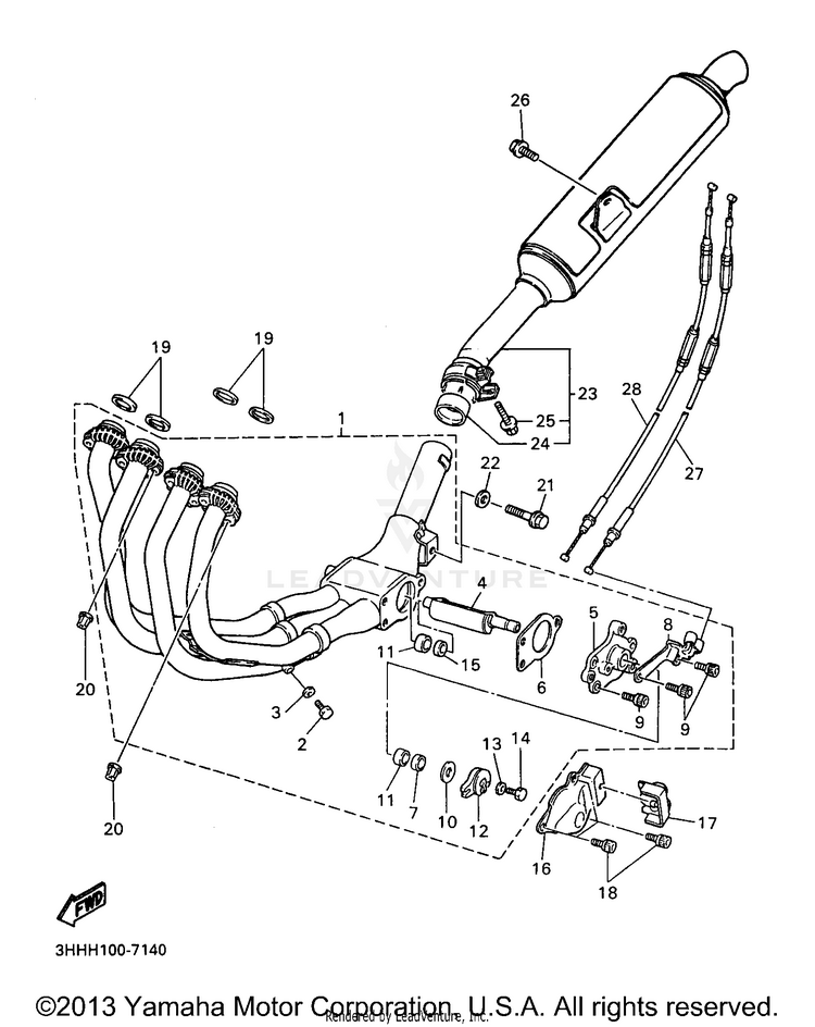Exhaust 2 California Only Schematic