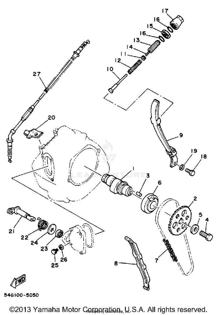 Camshaft Chain Schematic