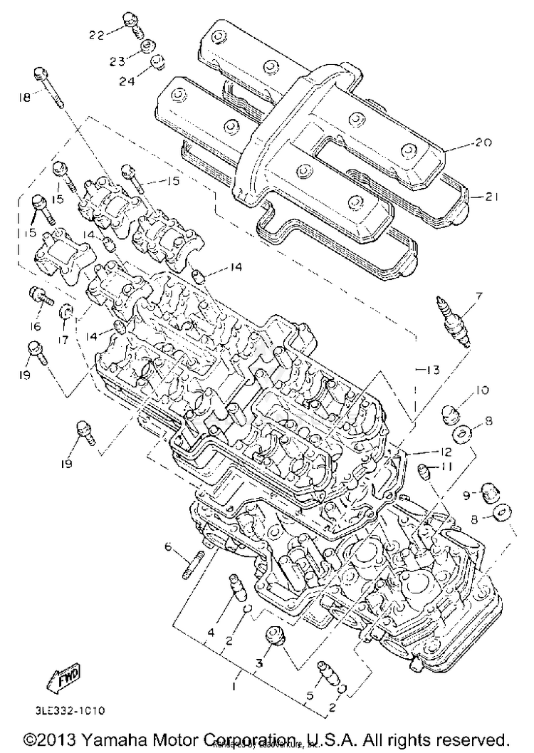 Cylinder Head Schematic