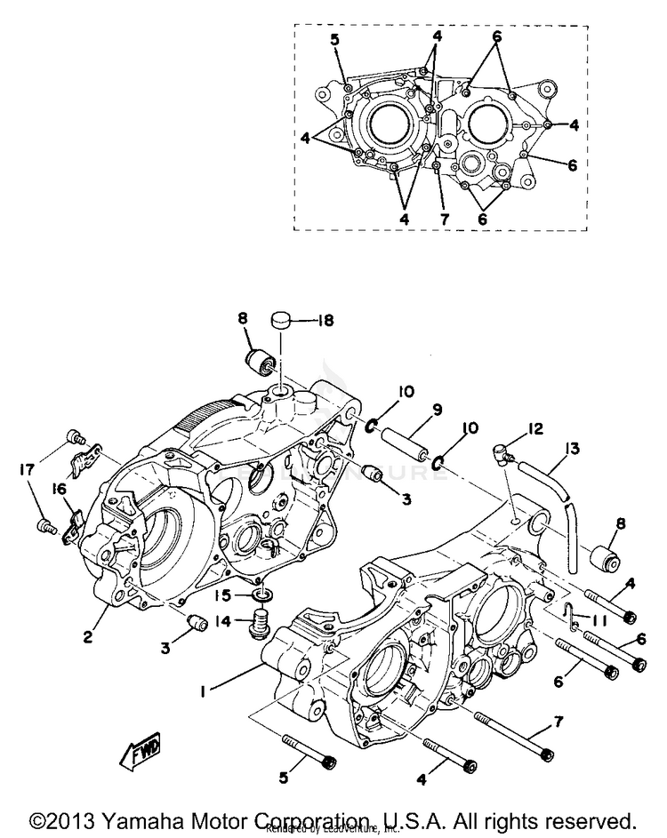 Crankcase Schematic
