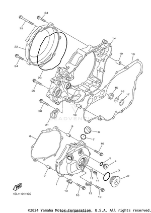 Crankcase Cover 1 Schematic