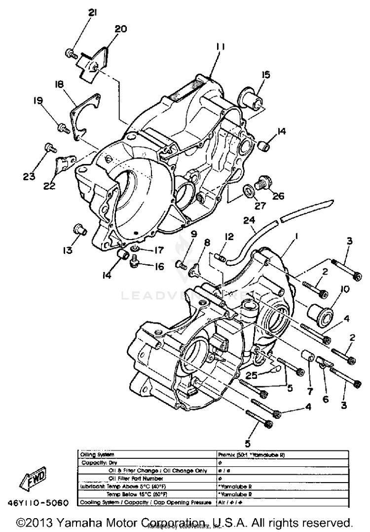 Crankcase Schematic