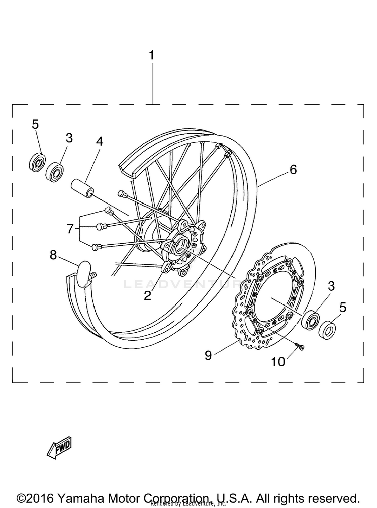 Front Wheel Kit Schematic