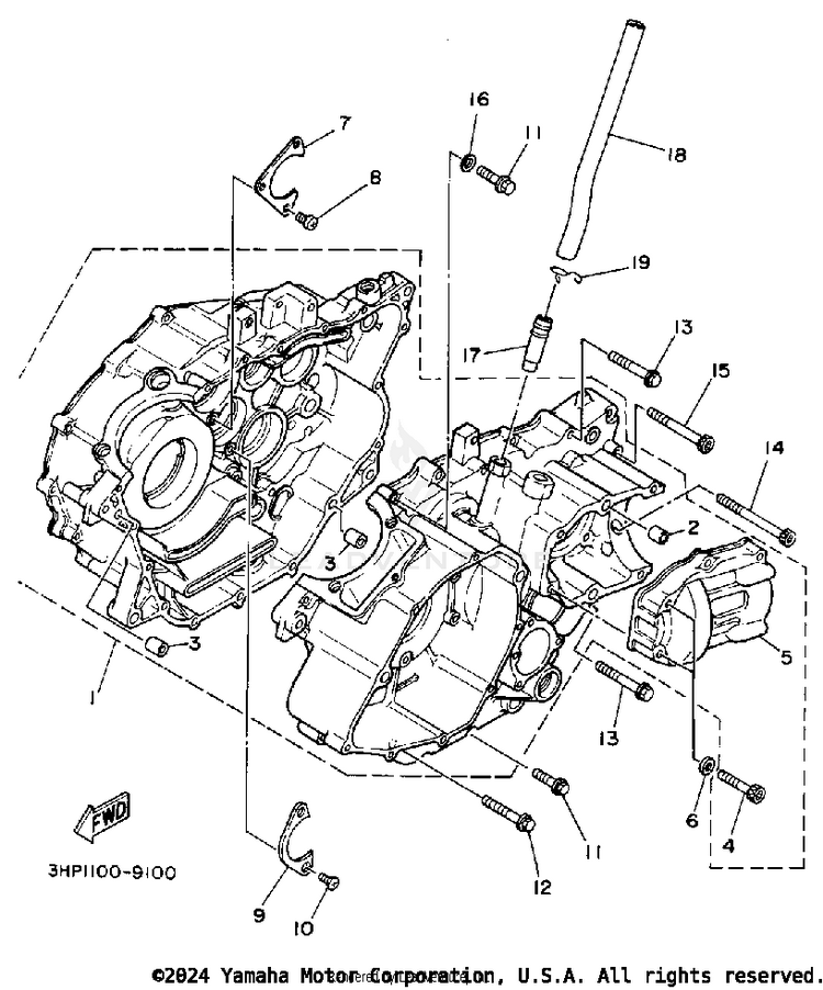 Crankcase Schematic