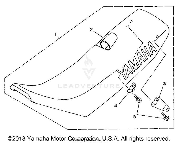 Seat YZ250E1 - 1993 Schematic