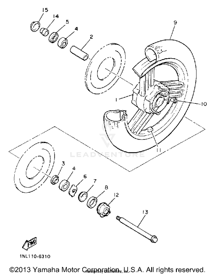 Front Wheel Schematic
