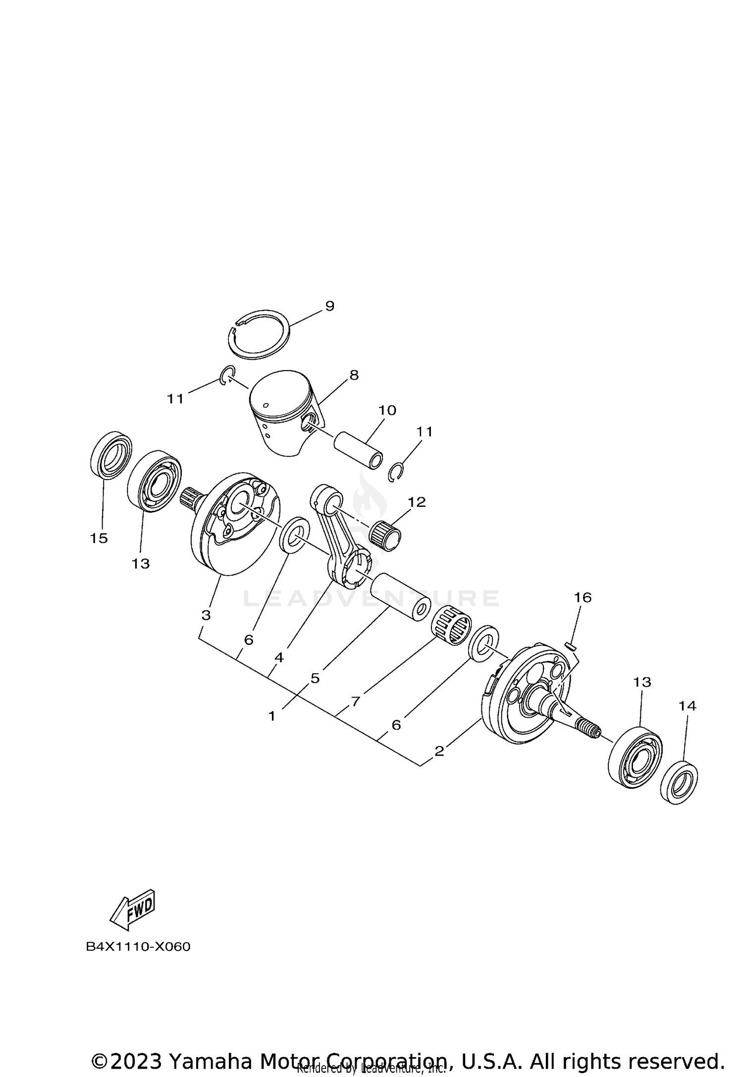 CRANKSHAFT & PISTON