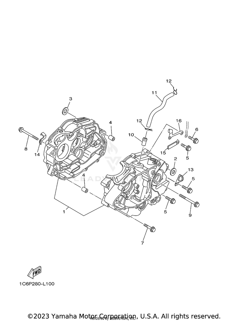 Crankcase Schematic