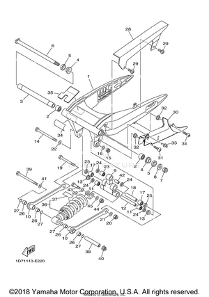 Rear Arm Suspension Schematic