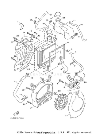 Radiator Hose Schematic