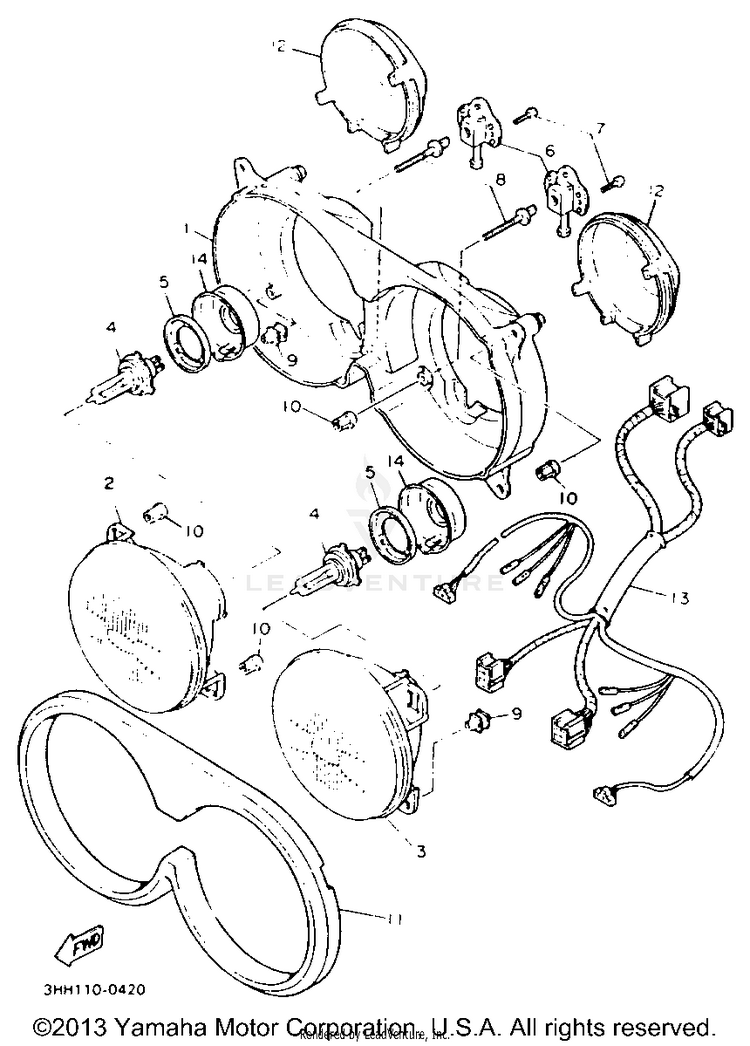Headlight Schematic