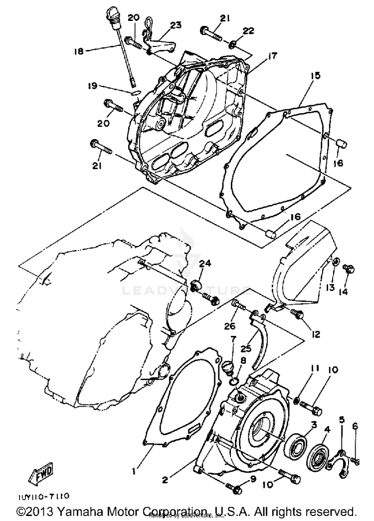 Crankcase Cover Schematic