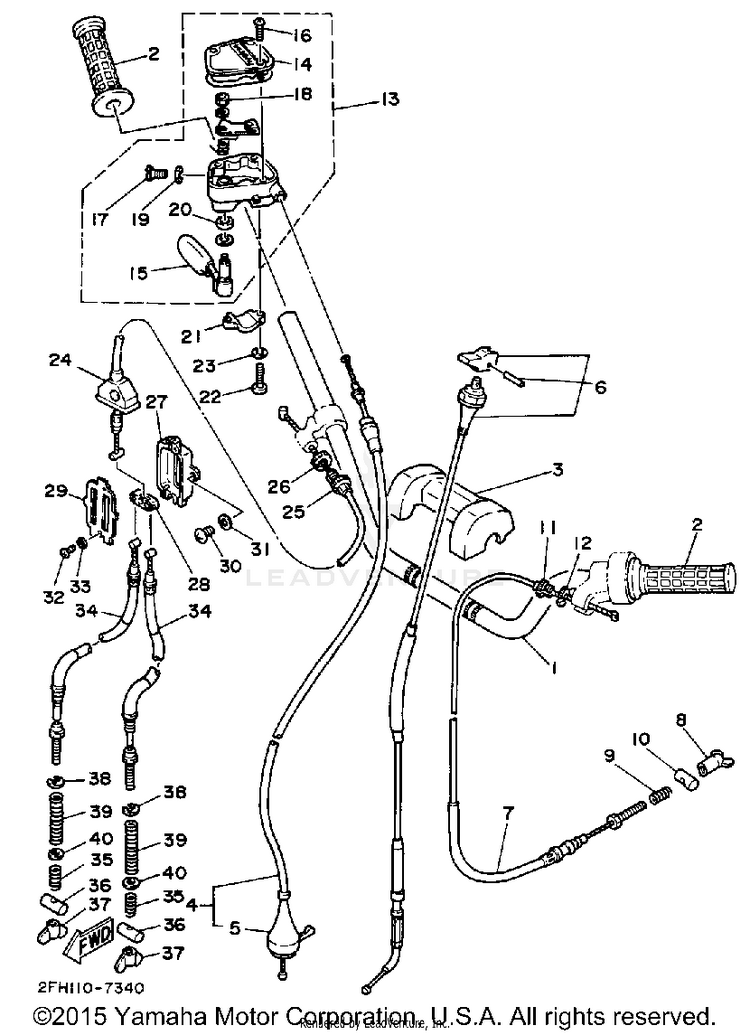 Handlebar-Cable Schematic