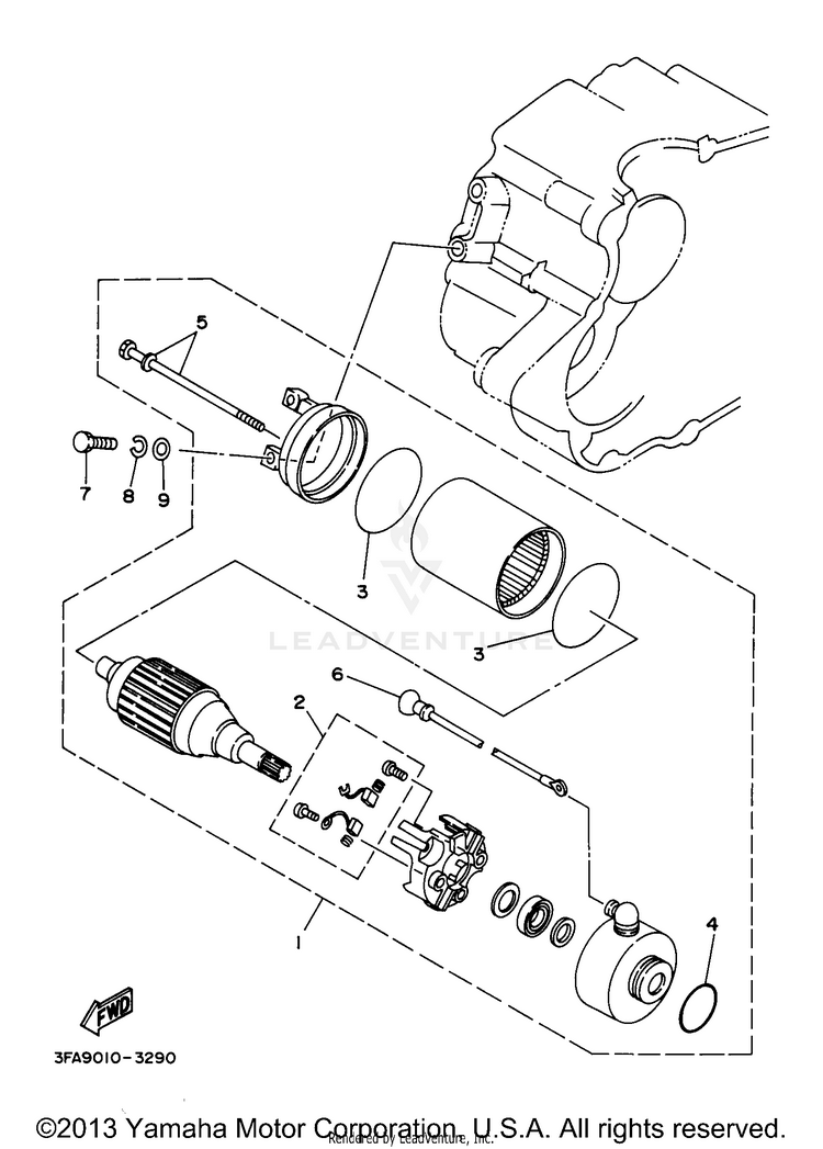 Starting Motor Schematic