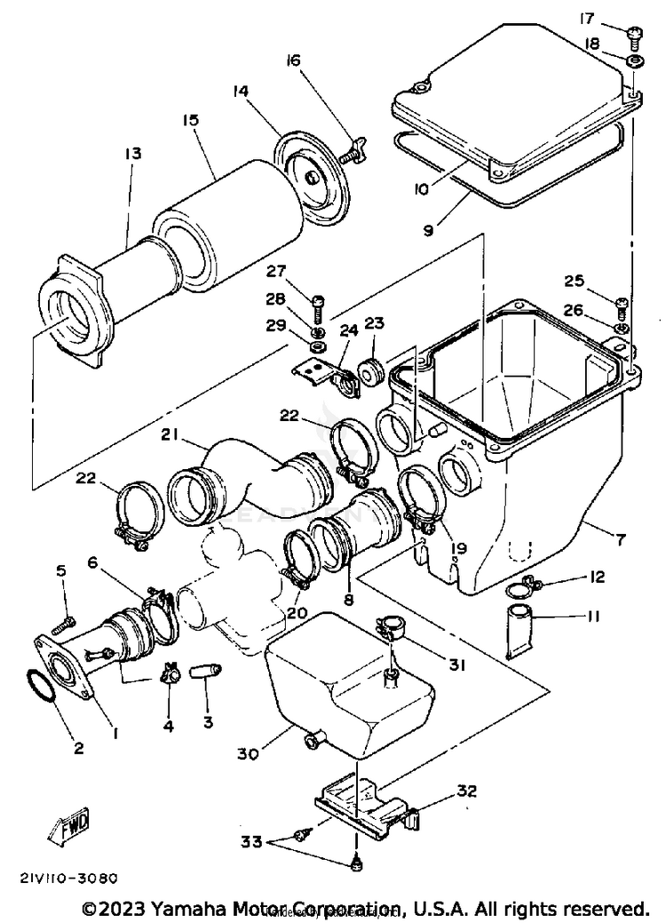 Air Filter Ytm200k Schematic