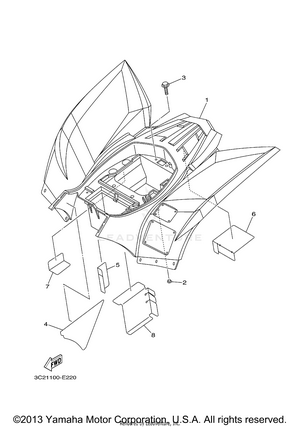 Rear Fender Schematic