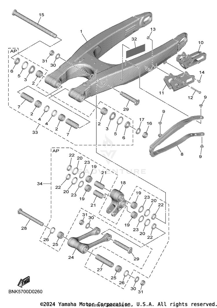 Rear Arm Schematic