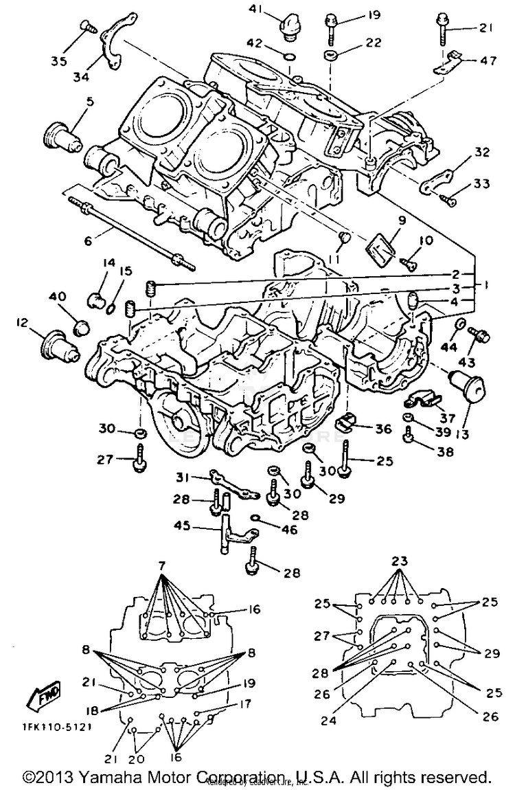 Crankcase Schematic