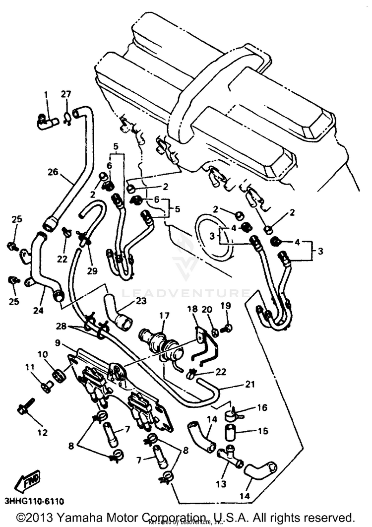 Air Induction System Schematic