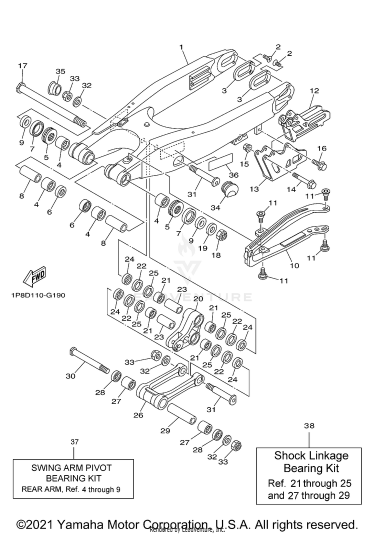 Rear Arm Schematic