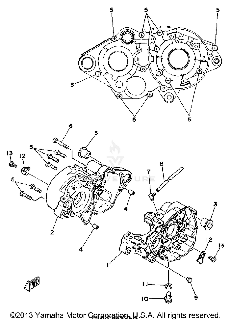 Crankcase Schematic