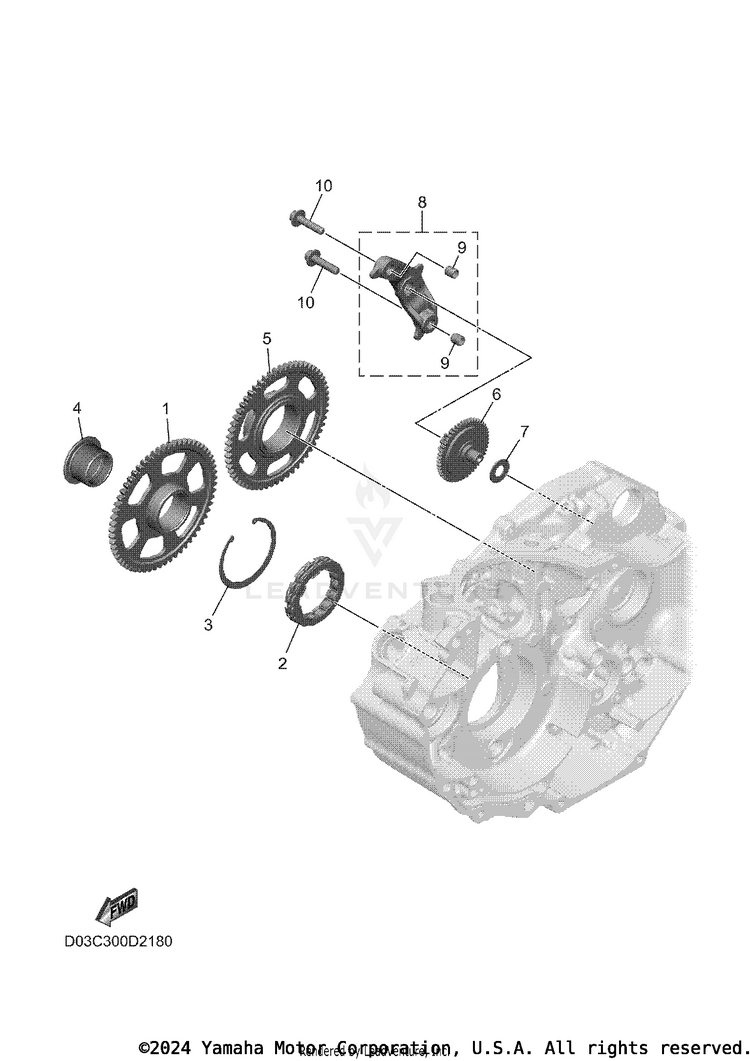 Starter Clutch Schematic