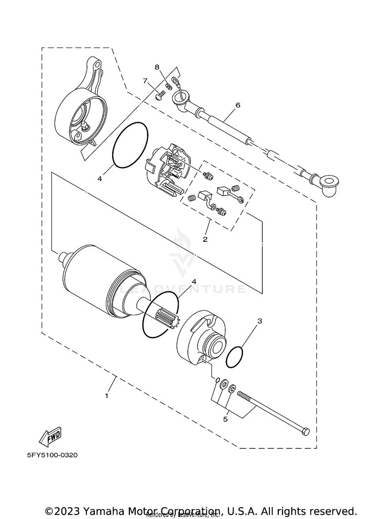 Starting Motor Schematic