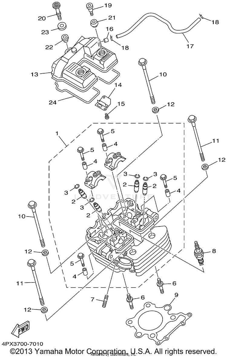 Cylinder Head Schematic
