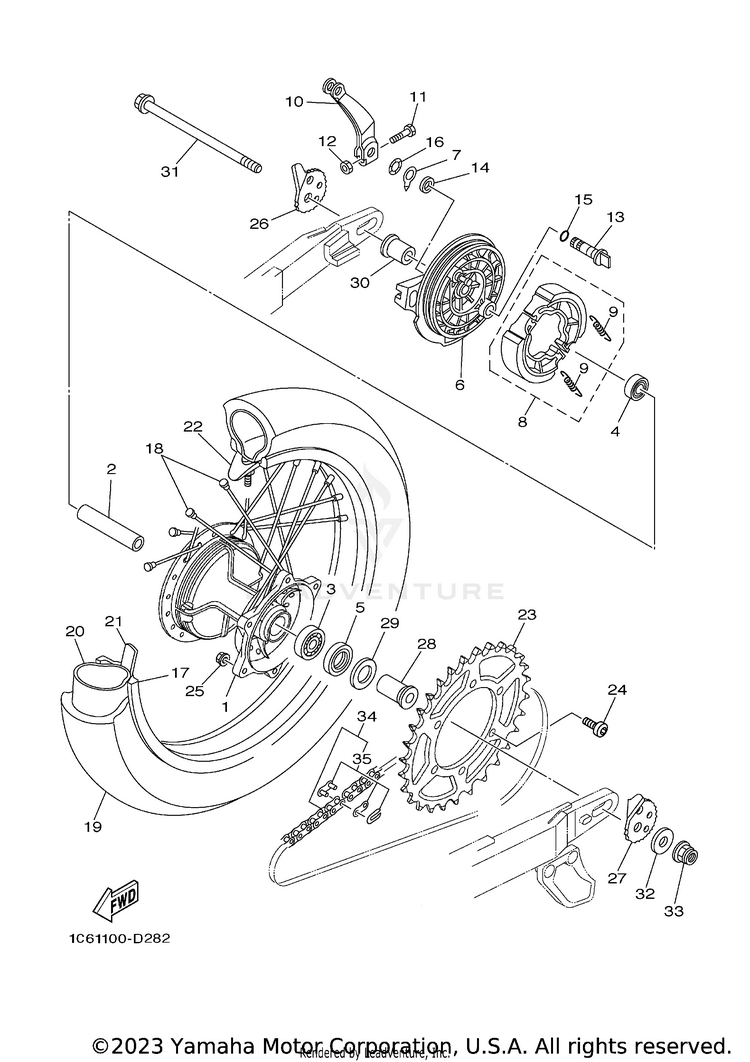 Rear Wheel Schematic